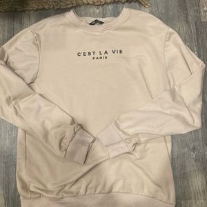 Shein Crème/beige sweater